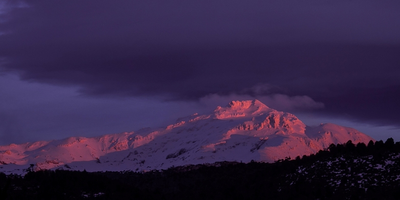 Sierra Nevada, desde Suizandina Lodge, Corralco (Lonquimay)