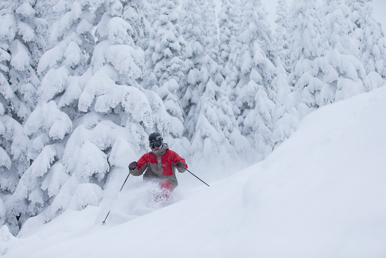 I love powder days, SilverStar