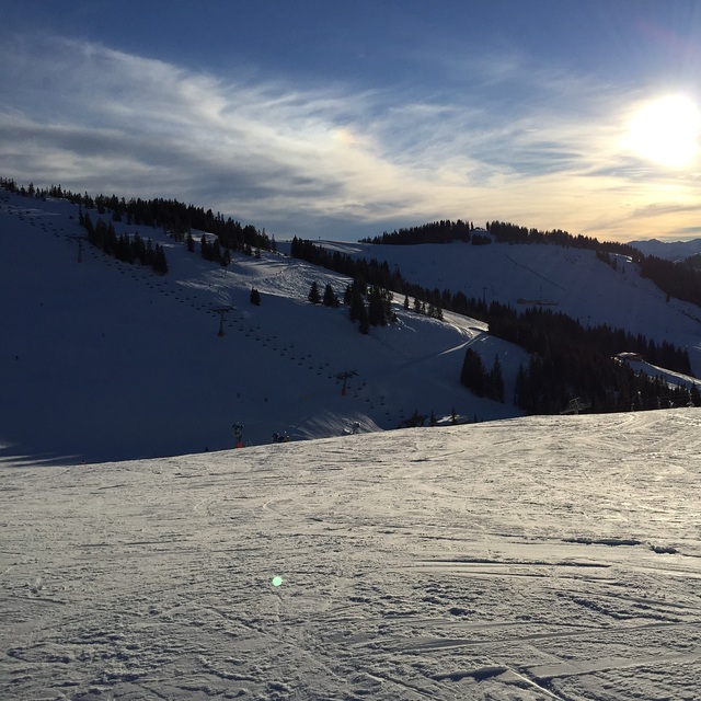 Late afternoon sun, Scheffau (SkiWelt)