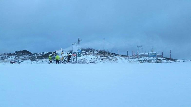 Snowmaking at Falls Creek Ski Resort