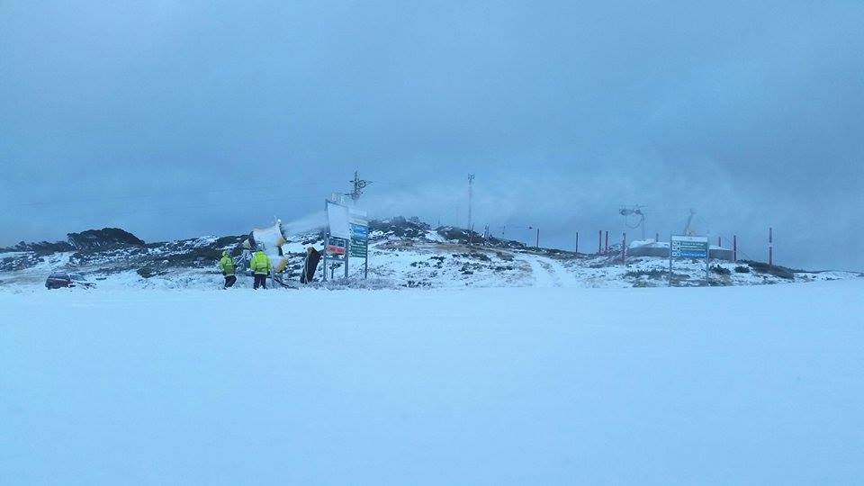 Snowmaking at Falls Creek Ski Resort