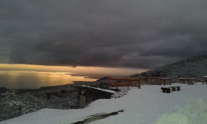Sunset from Teski - Volcán Osorno