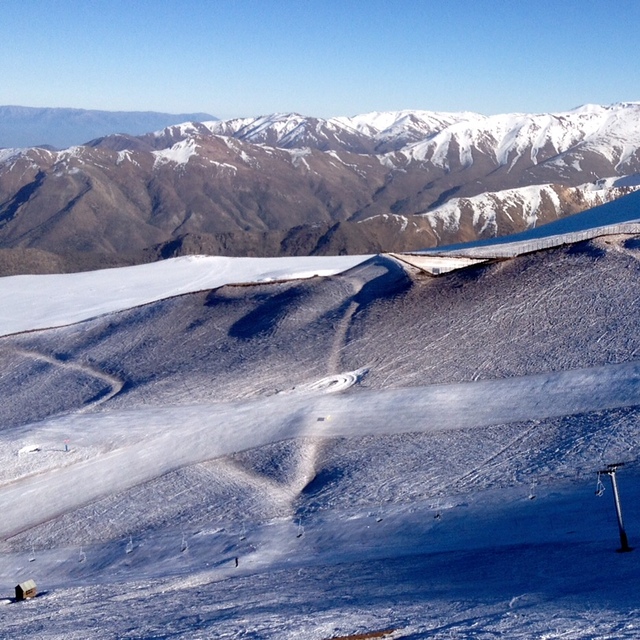 La Parva Snow: Wind damage to Las Flores