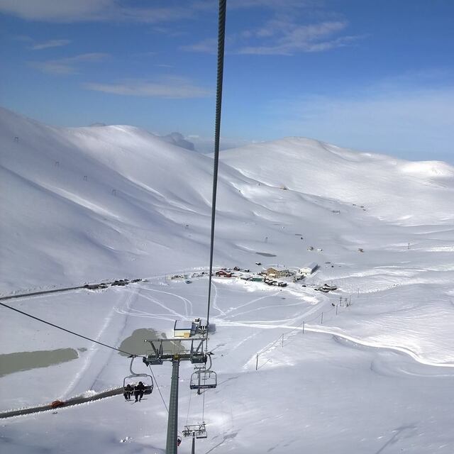 Falakro Ski Resort Snow: Falakro after a big night snowfall 