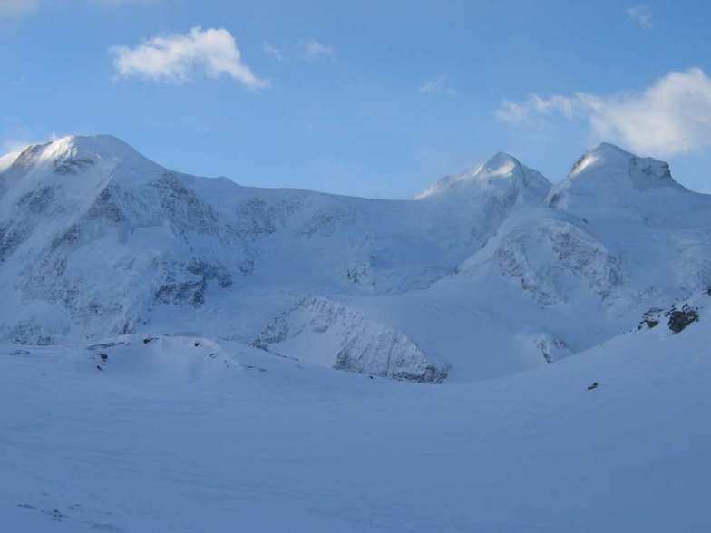 Liskamm(4527m) and the twins Castor(4228m)and Pollux(4092m)