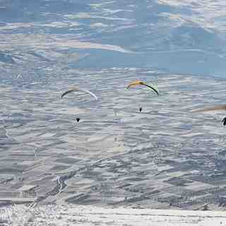Flight after sking, Mt Voras Kaimaktsalan