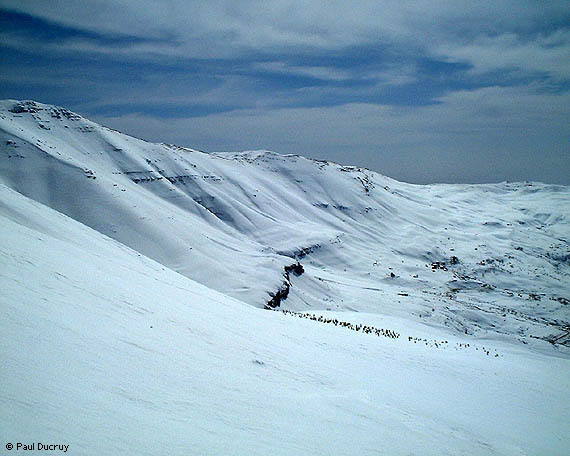 Kanat bakish, Lebanon, Mzaar Ski Resort