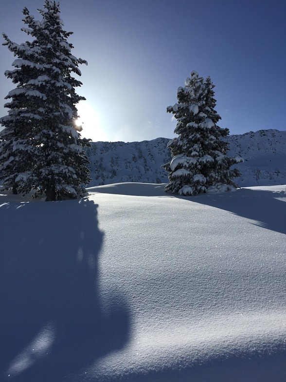Overnight snowfall, La Thuile