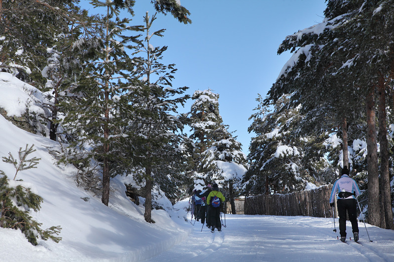 Puerto de Navafria snow