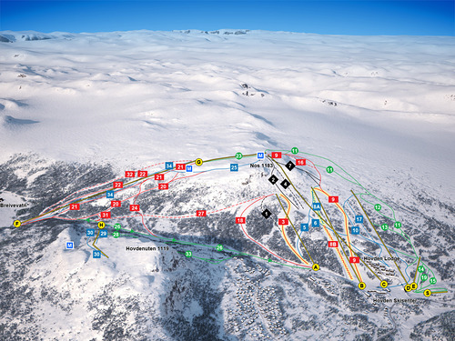 Hovden Ski Resort by: r