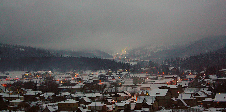 Bakuriani at night