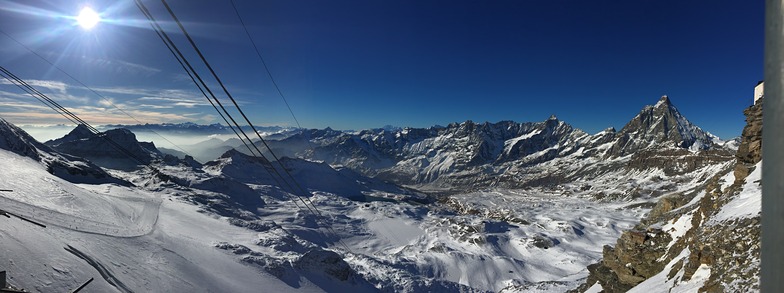 Cervinia Panorama Dec 2015, Breuil-Cervinia Valtournenche