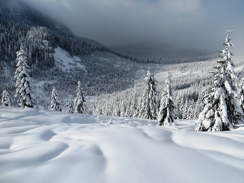 Snoqualmie Pass Mountain pass in Washington, Summit at Snoqualmie
