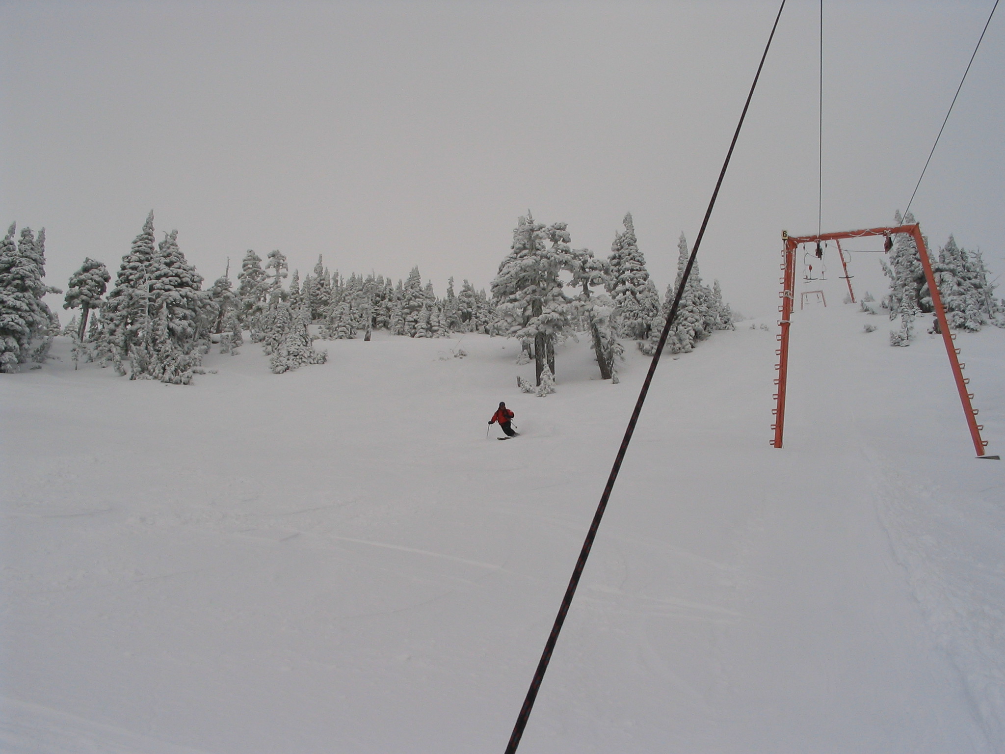Tower 6 upper T Bar, Mount Cain