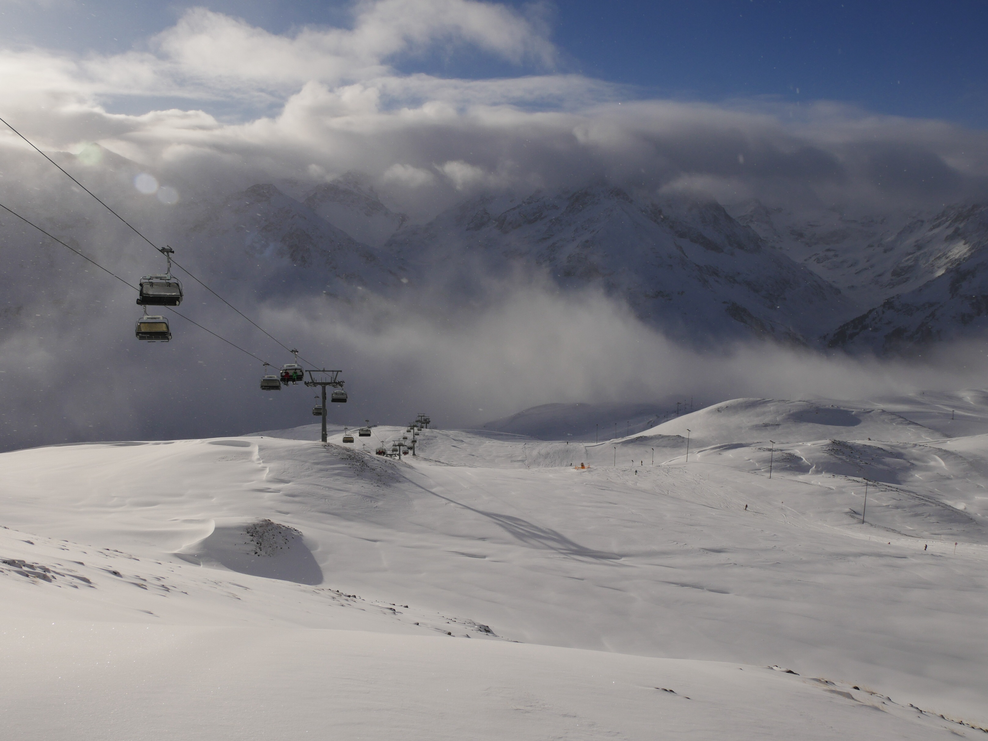 First snow of the year in Kuhtai, Kühtai
