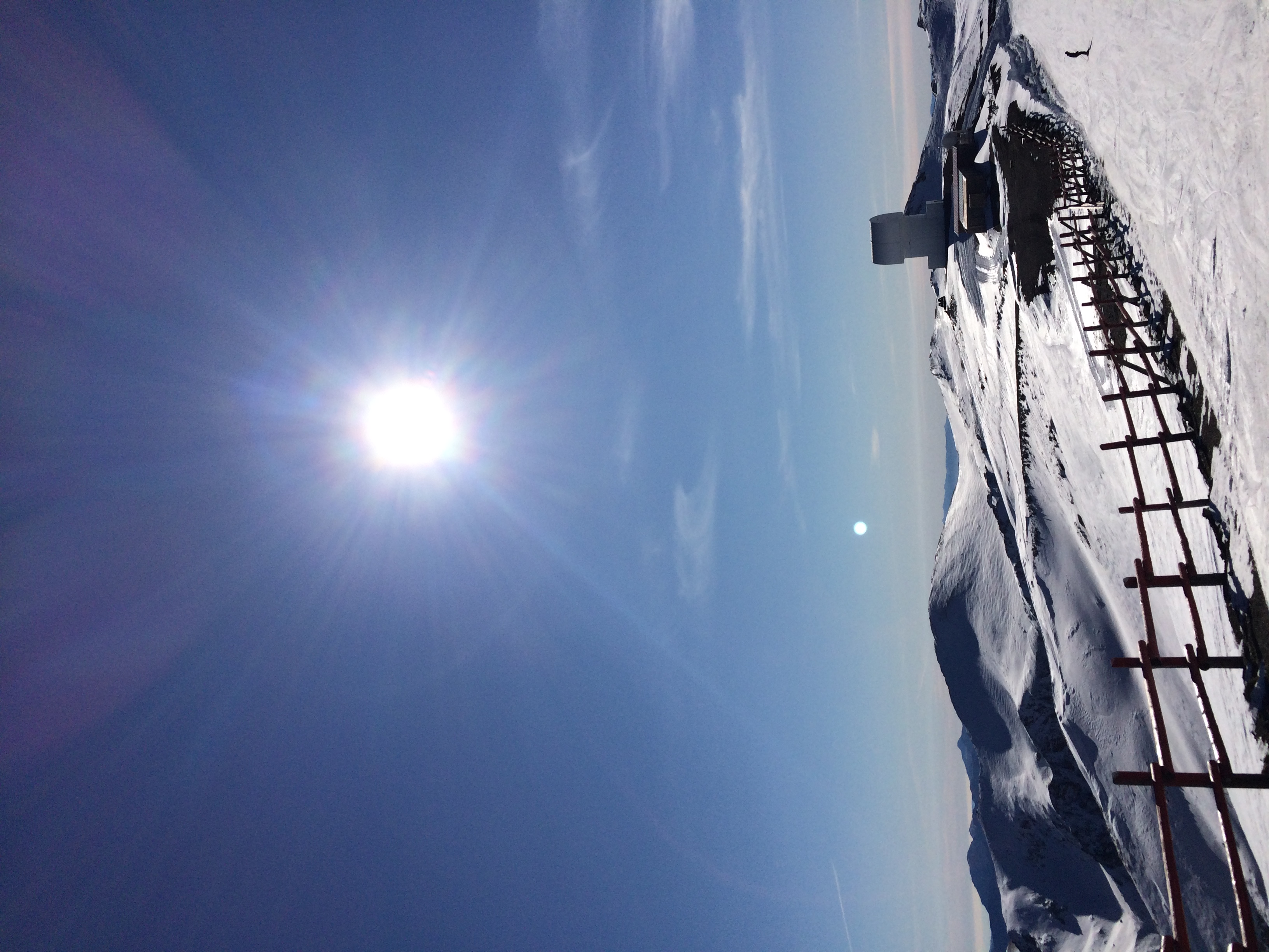 Sunny Moon and Snow in Greek Xmas!, Kalavryta Ski Resort