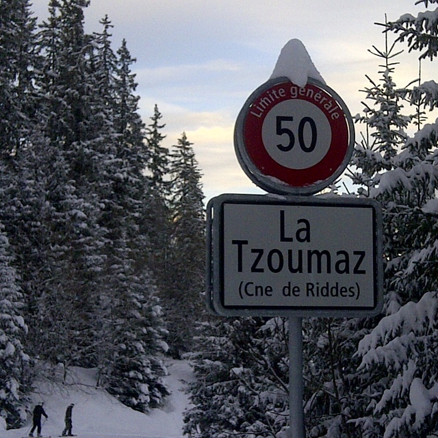 Magical and easy runs through the trees bring you back into the resort of La Tzoumaz