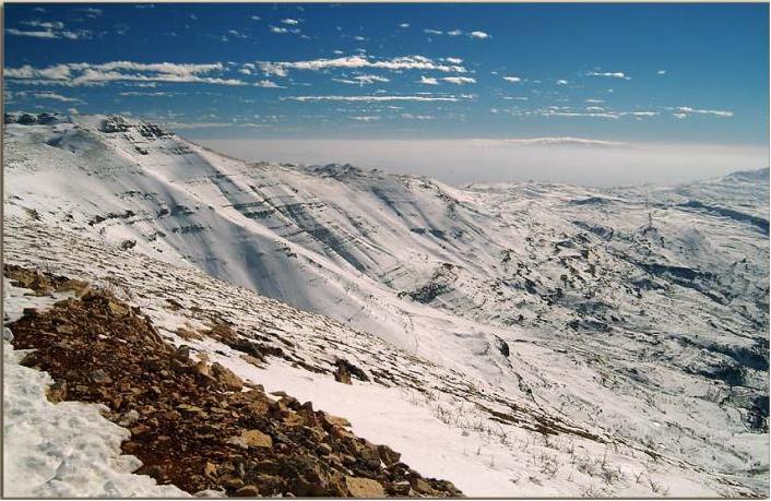 Cedars, Lebanon, Mzaar Ski Resort