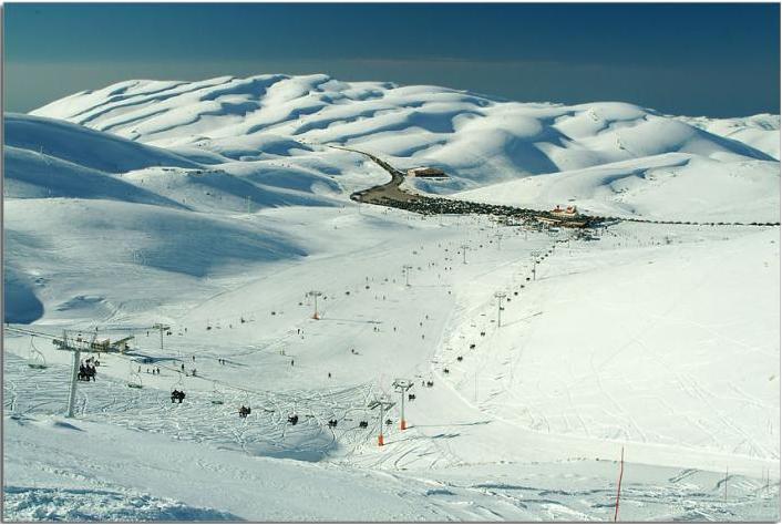 Faraya, lebanon, Mzaar Ski Resort