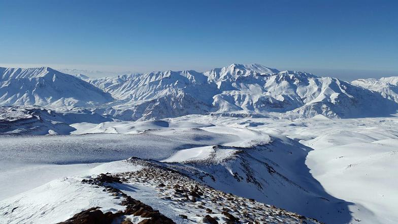 Climbing Mount Damavand by Arak flight in winter 2016