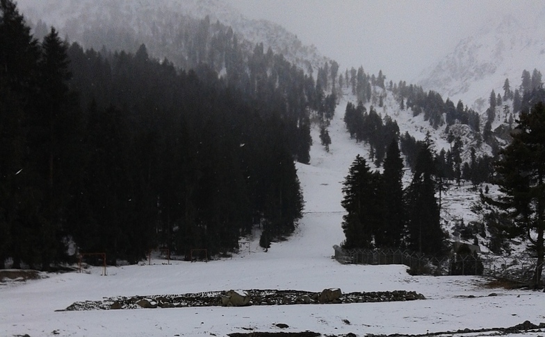 Naltar Valley snow