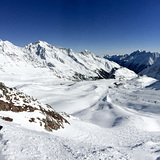 Stubai resort looking north, Stubai Glacier