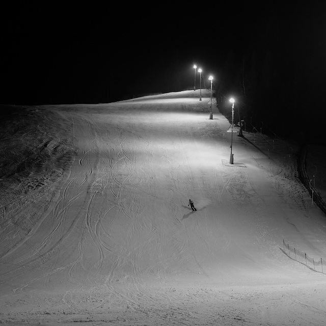 Night skier, Neustift