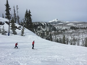 Hoodoo ski area with my wife and 5 year old son.  photo
