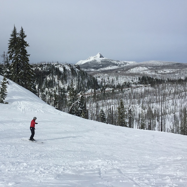 Hoodoo ski area with my wife and 5 year old son. 