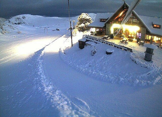 Ziria of Corinth Ski Center snow