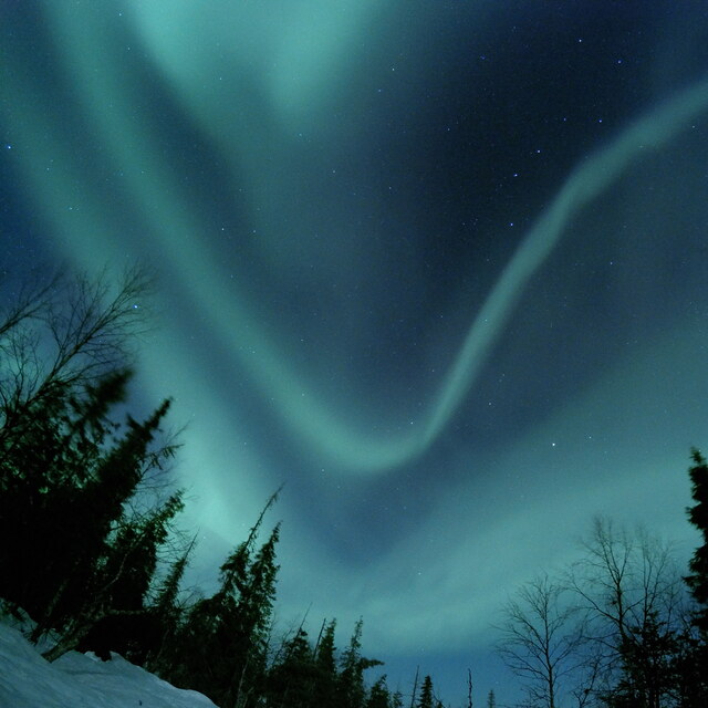 Yllas Snow: Aurora over Yllas, Finland