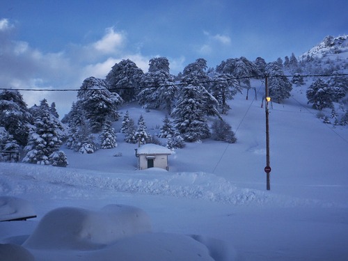 Ziria of Corinth Ski Center Ski Resort by: Konstantinos M.