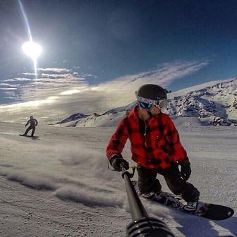 Dia de Sol em Valle Nevado 
