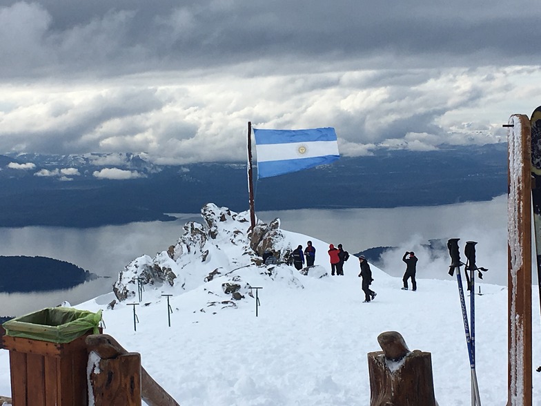 Top of the Mountain. Refugio Lynch, Cerro Catedral