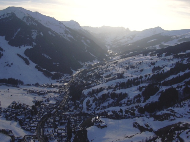 Sunset over Hinterglemm, Saalbach Hinterglemm