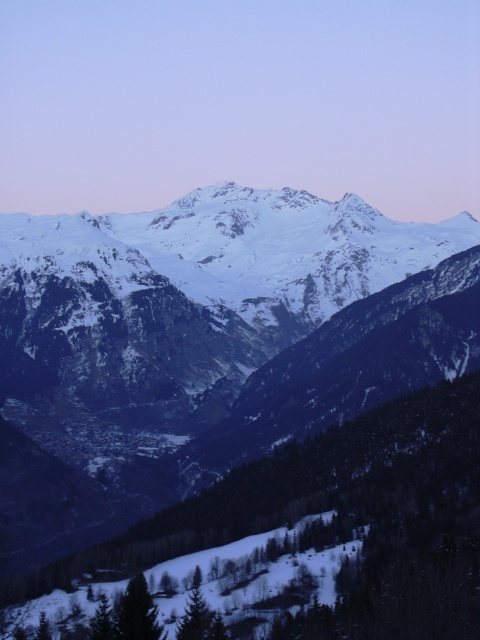 La Plagne from Courchevel