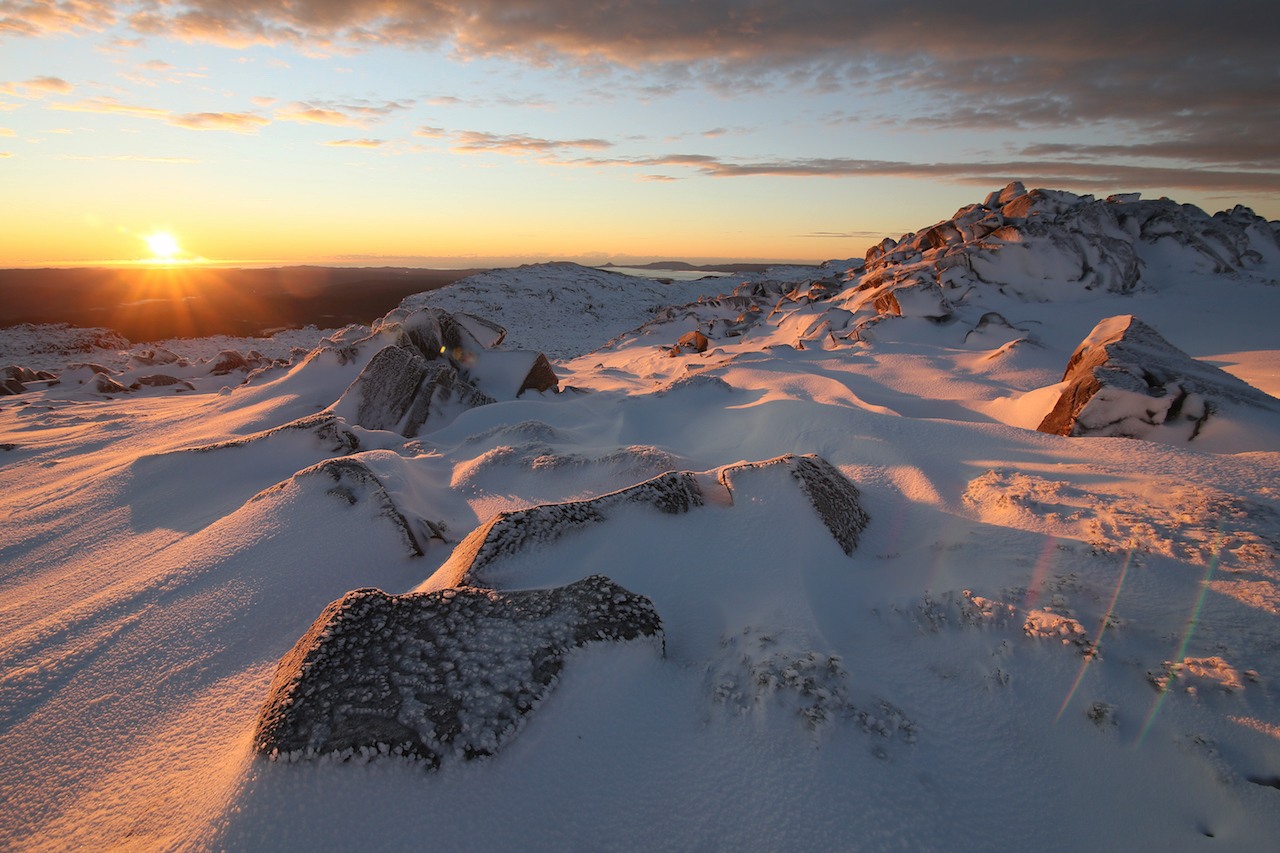 Tasmania Winter Sunrise, Ben Lomond