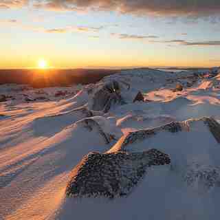 Tasmania Winter Sunrise, Ben Lomond