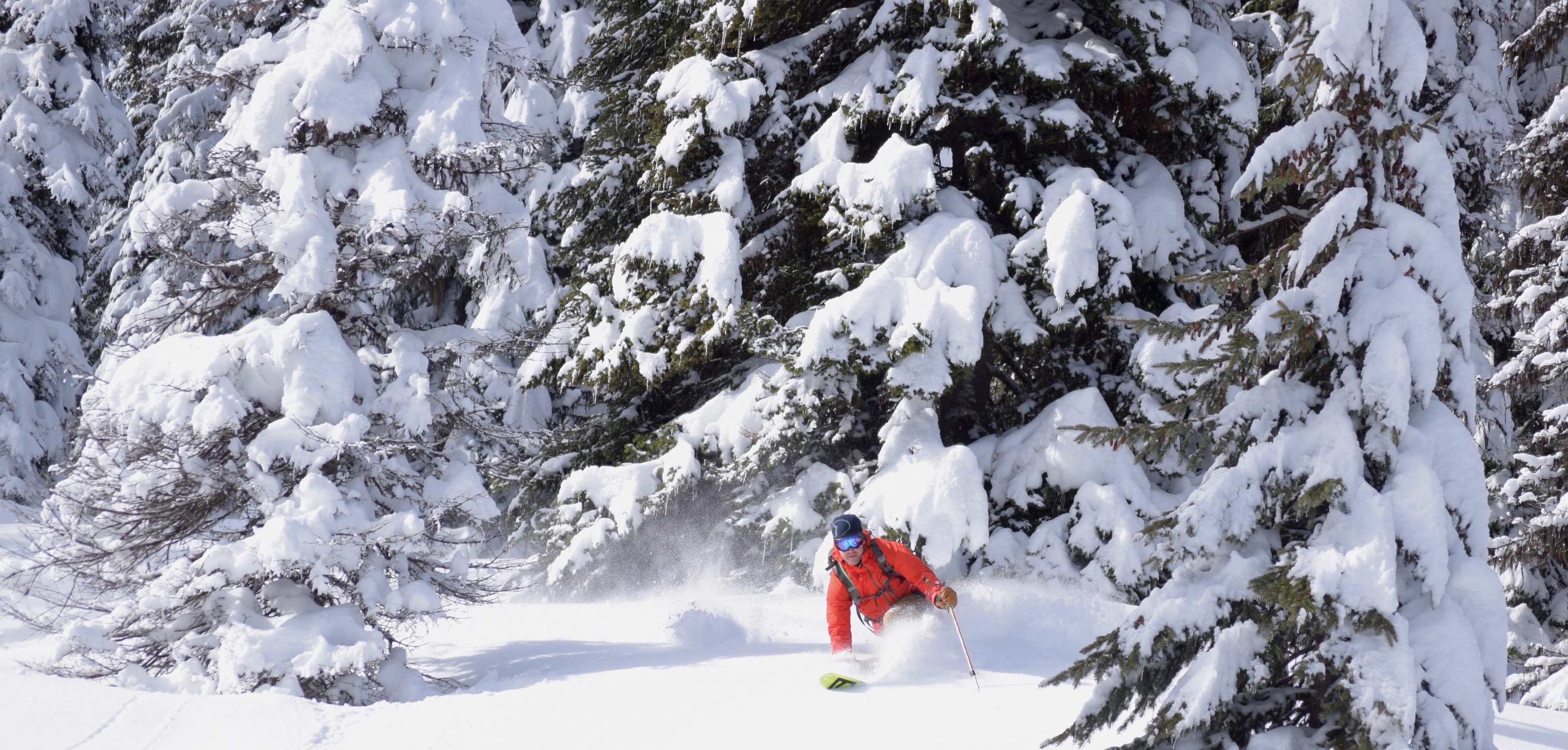 Telemarking fun., Whitewater