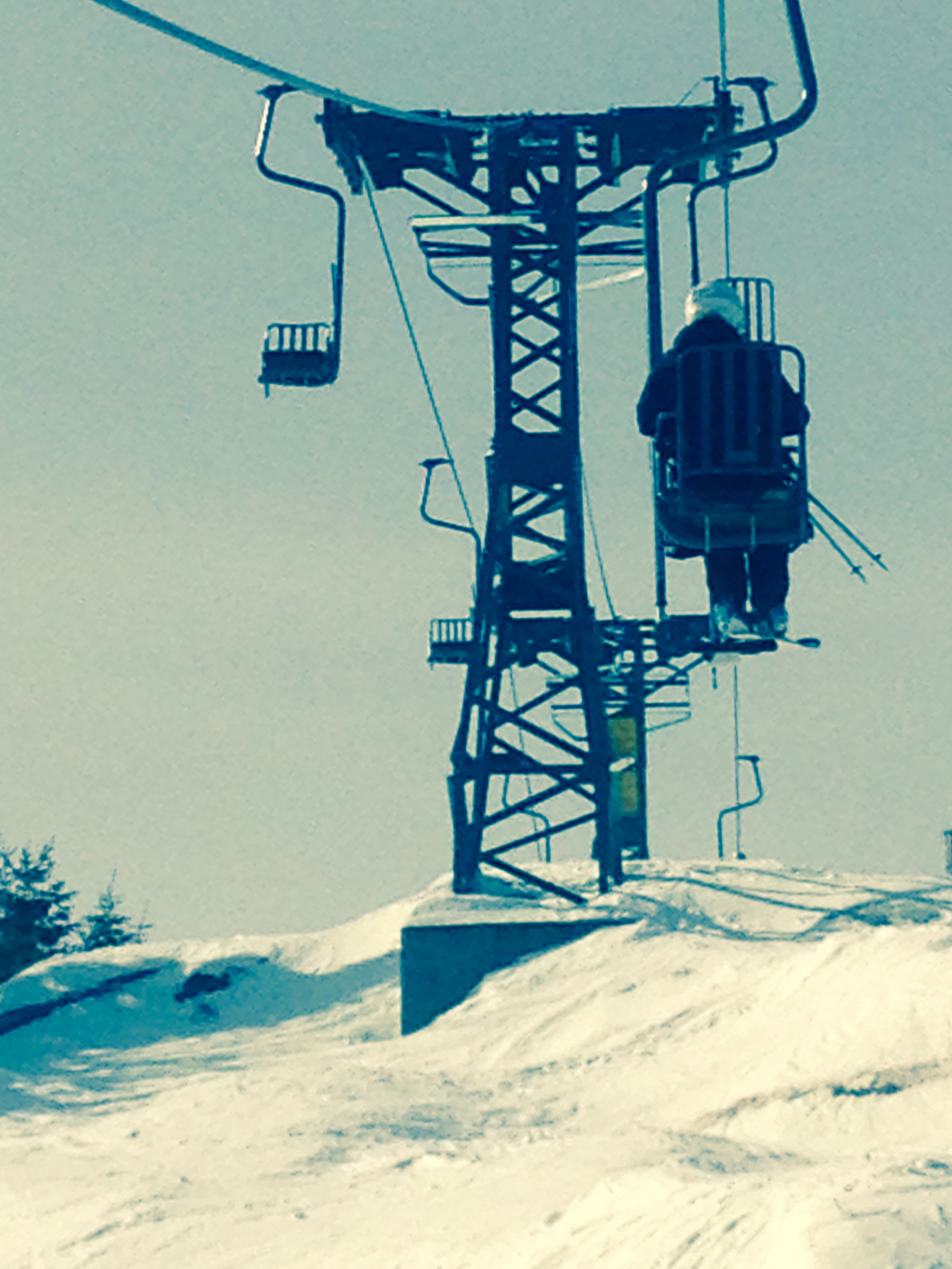 No friends on a pow day!, Mad River Glen