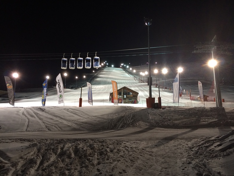 Night ski, Alpe d'Huez