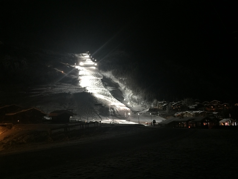 Black into white, Val d'Isere