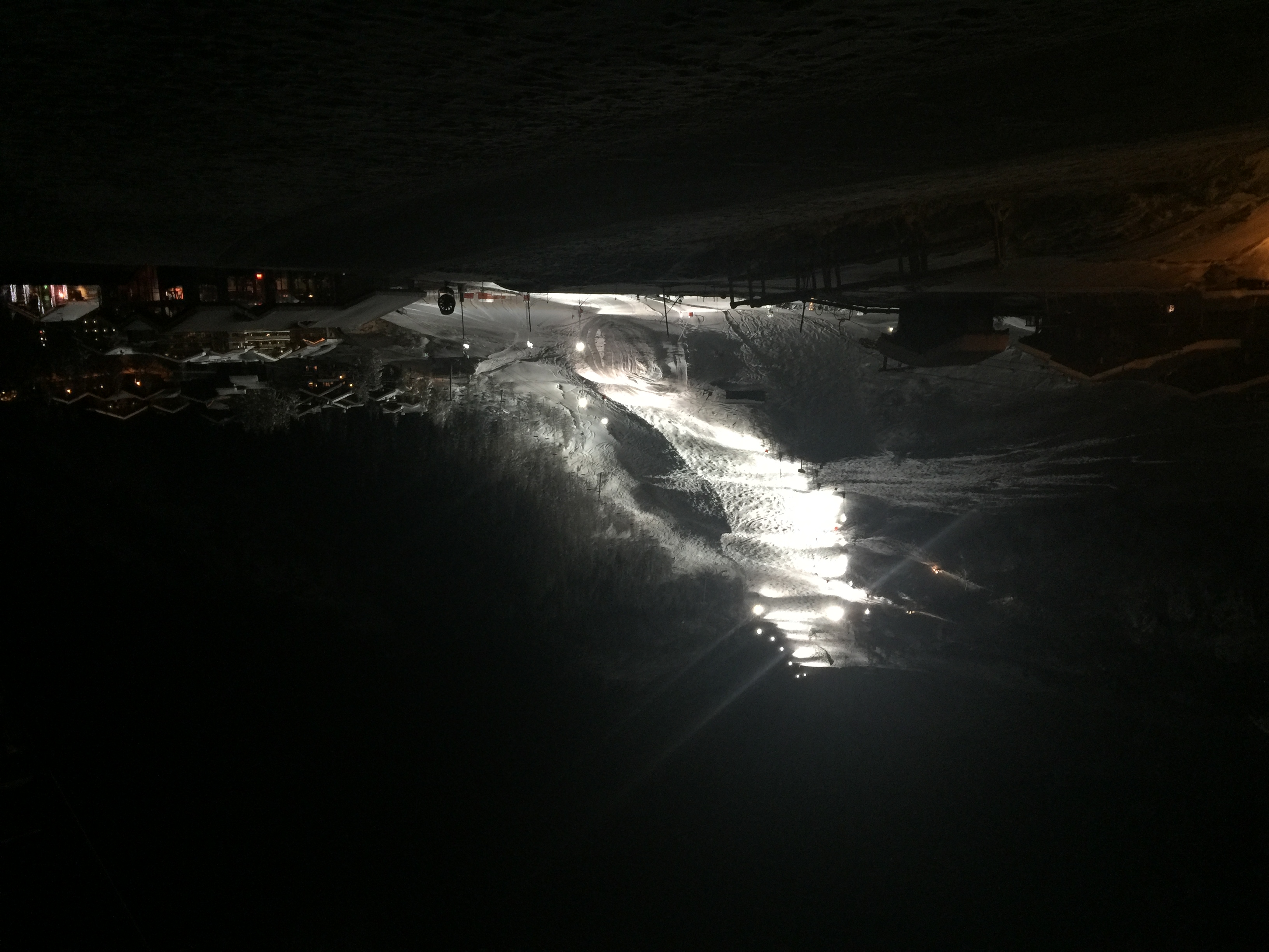 Black into white, Val d'Isere