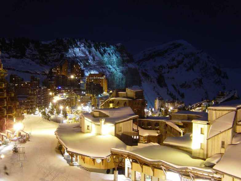 Night in Avoriaz.