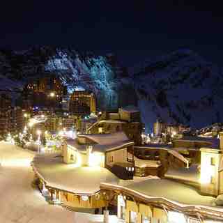 Night in Avoriaz.