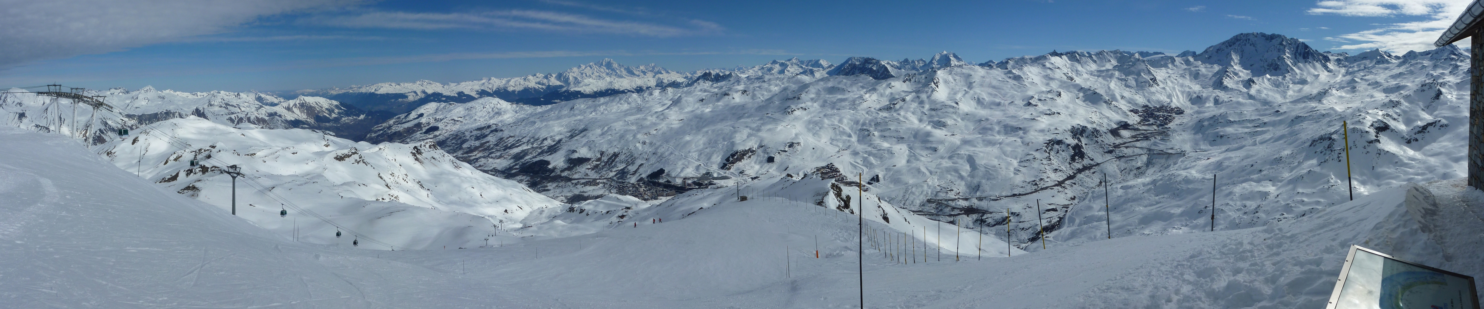 panorama val thorens et menuires