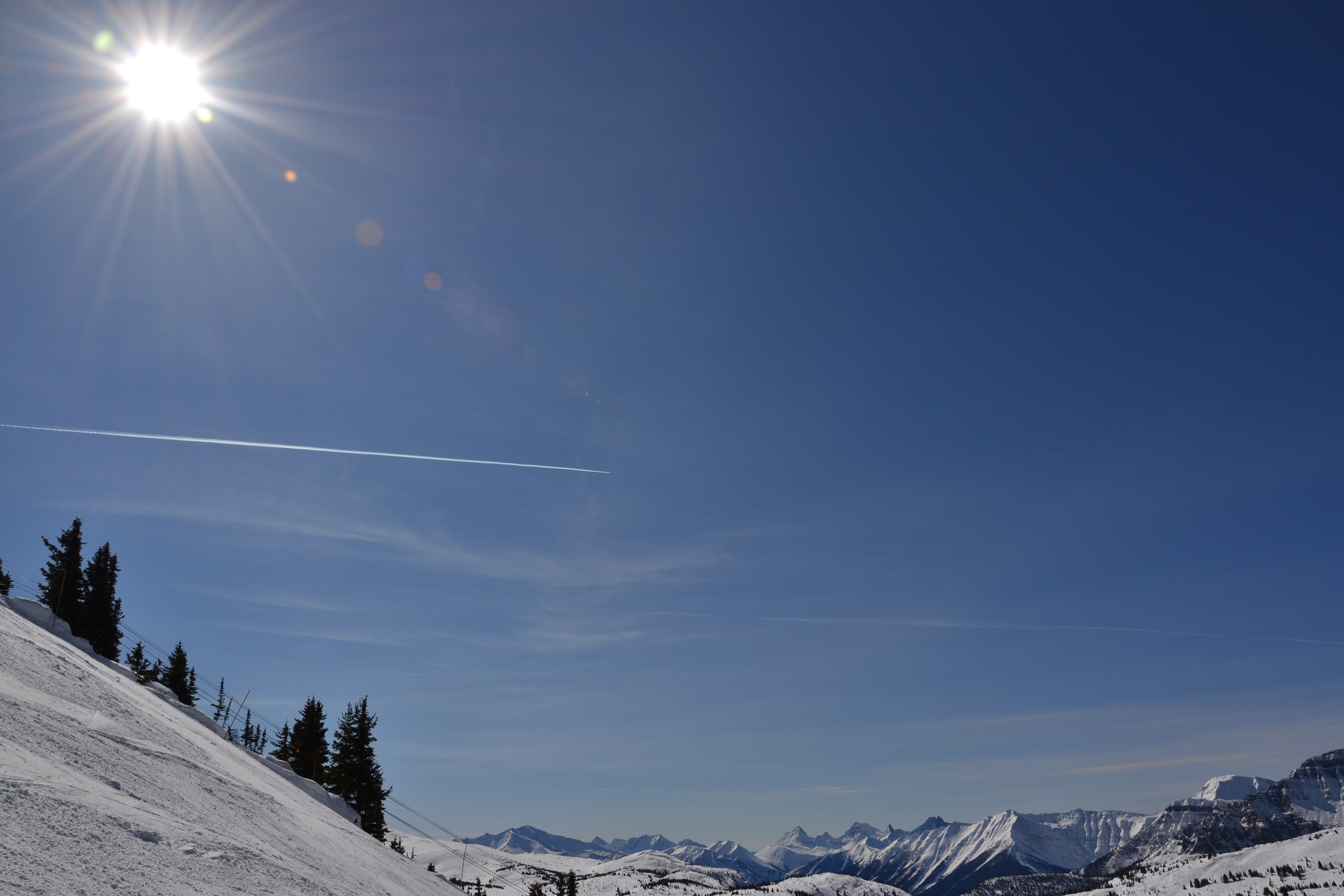 Blue sky, Sunshine Village