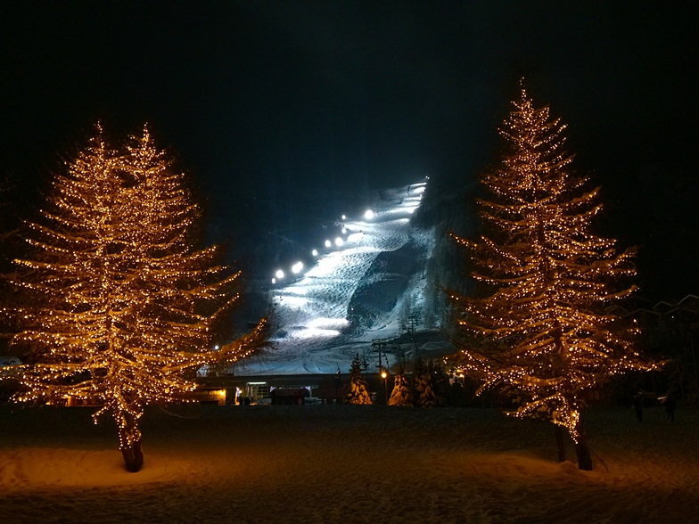The face Olympic run, Val d'Isere