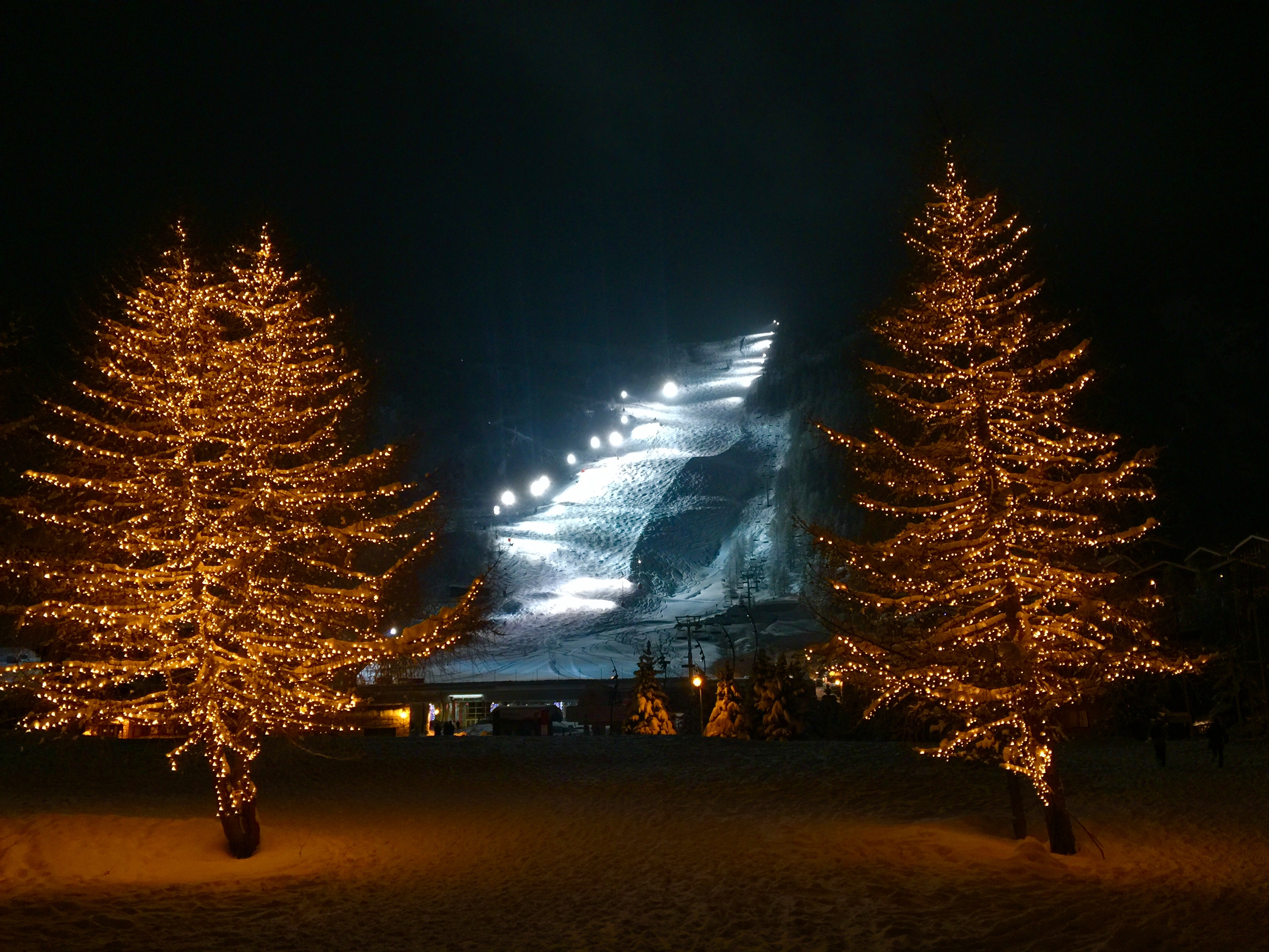 The face Olympic run, Val d'Isere
