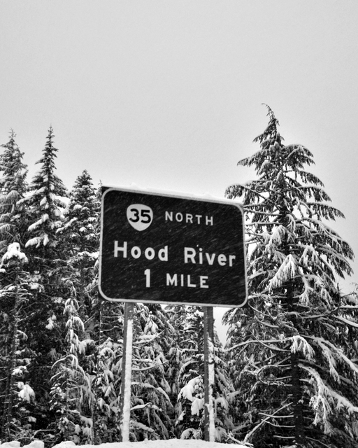On The Way to Mt. Hood Meadows Oregon, Mt Hood Meadows